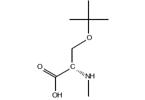 N-ME-SER(TBU)-OH structure, CAS 197632-83-0