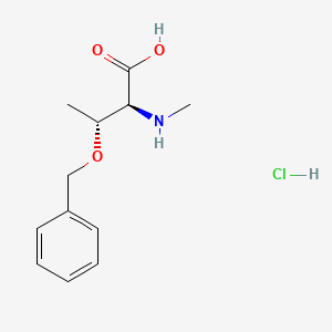 N-ME-THR(BZL)-OH HCL structure, CAS 257288-46-3