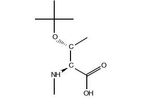 N-ME-THR(TBU)-OH structure, CAS 42417-72-1