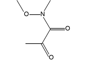 N-METHOXY-N-METHYL-2-OXOPROPANAMIDE structure, CAS 914220-85-2