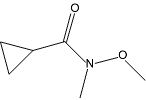 N-METHOXY-N-METHYLCYCLOPROPANECARBOXAMIDE structure, CAS 147356-78-3