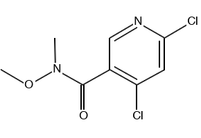 N-METHOXY-N-METHYLNICOTINAMIDE structure, CAS 95091-91-1