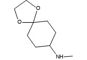 N-METHYL-1,4-DIOXASPIRO[4.5]DECAN-8-AMINE structure, CAS 166398-41-0