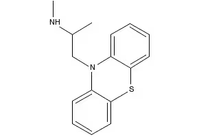 N-METHYL-1-(10H-PHENOTHIAZIN-10-YL)PROPAN-2-AMINE structure, CAS 37707-23-6