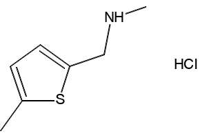 N-METHYL-1-(5-METHYLTHIOPHEN-2-YL)METHANAMINE HYDROCHLORIDE structure, CAS 912569-78-9