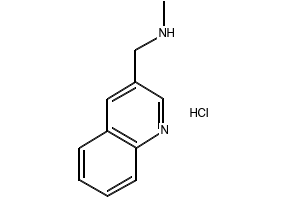 N-METHYL-1-(QUINOLIN-3-YL)METHANAMINE HYDROCHLORIDE structure, CAS 120739-69-7