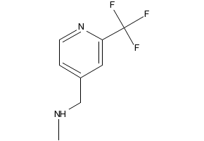 N-METHYL-2-(TRIFLUOROMETHYL)-4-PYRIDINEMETHANAMINE structure, CAS 165558-80-5