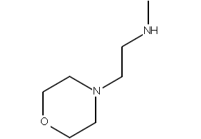 N-METHYL-2-MORPHOLINOETHANAMINE structure, CAS 41239-40-1