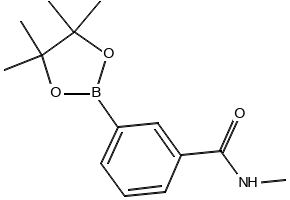 N-METHYL-3-(4,4,5,5-TETRAMETHYL-1,3,2-DIOXABOROLAN-2-YL)BENZAMIDE structure, CAS 1197171-76-8