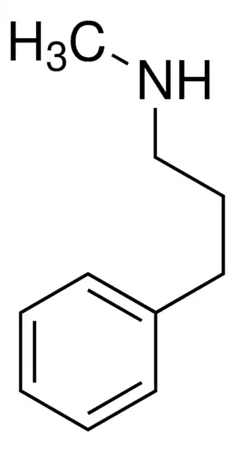 N-METHYL-3-PHENYLPROPAN-1-AMINE structure, CAS 23580-89-4