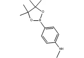 N-METHYL-4-(4,4,5,5-TETRAMETHYL-1,3,2-DIOXABOROLAN-2-YL)ANILINE structure, CAS 845870-55-5