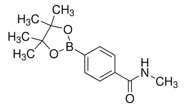 N-METHYL-4-(4,4,5,5-TETRAMETHYL-1,3,2-DIOXABOROLAN-2-YL)BENZAMIDE structure, CAS 214360-57-3