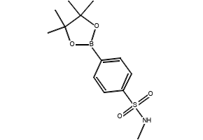 N-METHYL-4-(4,4,5,5-TETRAMETHYL-1,3,2-DIOXABOROLAN-2-YL)BENZENESULFONAMIDE structure, CAS 1073353-47-5