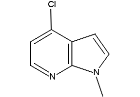 N-METHYL-4-CHLORO-7-AZAINDOLE structure, CAS 74420-05-6