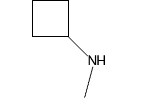 N-METHYLCYCLOBUTANAMINE structure, CAS 34066-62-1