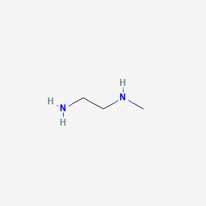 N-METHYLETHYLENEDIAMINE structure, CAS 109-81-9