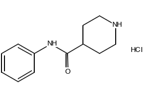 N-PHENYL-4-PIPERIDINECARBOXAMIDE HYDROCHLORIDE structure, CAS 73415-54-0