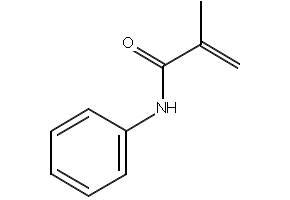 N-PHENYLMETHACRYLAMIDE structure, CAS 1611-83-2