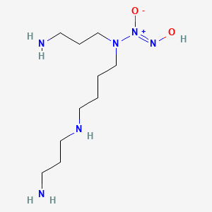 N1,N1'-(BUTANE-1,4-DIYL)BIS(PROPANE-1,3-DIAMINE) 2,3,4,5,6,7,8,9-OCTAHYDROXYNONANOATE structure, CAS 136587-13-8