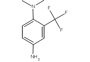 N1,N1-DIMETHYL-2-(TRIFLUOROMETHYL)BENZENE-1,4-DIAMINE structure, CAS 54672-12-7