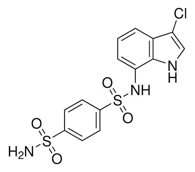 N1-(3-CHLORO-1H-INDOL-7-YL)BENZENE-1,4-DISULFONAMIDE structure, CAS 165668-41-7