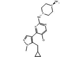 N1-(4-(1-(4-FLUOROPHENYL)-1H-PYRAZOL-4-YL)PYRIMIDIN-2-YL)PENTANE-1,5-DIAMINE structure, CAS 1227717-49-8