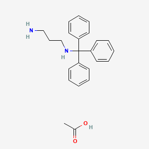 N1-TRITYLPROPANE-1,3-DIAMINE ACETATE structure, CAS 325143-22-4