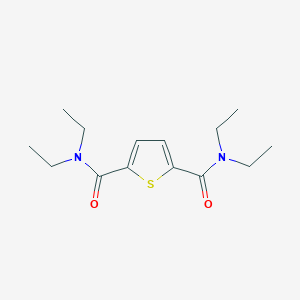 N2,N2,N5,N5-TETRAETHYLTHIOPHENE-2,5-DICARBOXAMIDE structure, CAS 255850-29-4