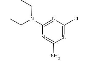 N2,N2-DIETHYL-6-HYDRAZINYL-1,3,5-TRIAZINE-2,4-DIAMINE structure, CAS 10421-98-4