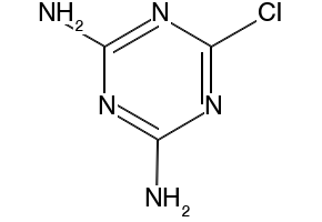 N2-BENZYL-6-CHLORO-1,3,5-TRIAZINE-2,4-DIAMINE structure, CAS 189250-15-5