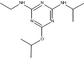 N2-ETHYL-N4-ISOPROPYL-6-METHOXY-1,3,5-TRIAZINE-2,4-DIAMINE structure, CAS 1610-17-9