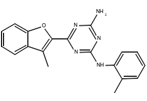 N2-METHYL-6-(2,2,2-TRIFLUOROETHOXY)-1,3,5-TRIAZINE-2,4-DIAMINE structure, CAS 101988-70-9