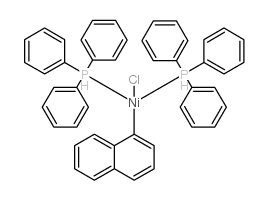 NAPHTHALEN-1-YLBIS(TRIPHENYLPHOSPHORANYL)NICKEL(IV) CHLORIDE structure, CAS 54806-25-6