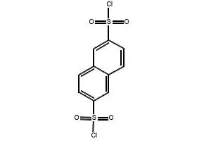 NAPHTHALENE-2,6-DISULFONYL DICHLORIDE structure, CAS 13827-62-8