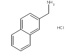 NAPHTHALENE-2-METHANAMINE HYDROCHLORIDE structure, CAS 2241-98-7
