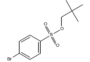 NEOPENTYL 4-BROMOBENZENESULFONATE structure, CAS 14248-15-8