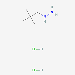 NEOPENTYLHYDRAZINE DIHYDROCHLORIDE structure, CAS 1177323-30-6