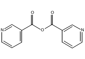 NICOTINIC ANHYDRIDE structure, CAS 16837-38-0