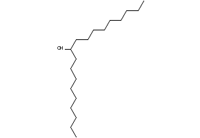NONADECAN-10-OL structure, CAS 16840-84-9