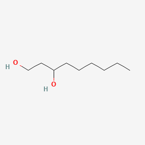NONANE-1,3-DIOL structure, CAS 23433-07-0