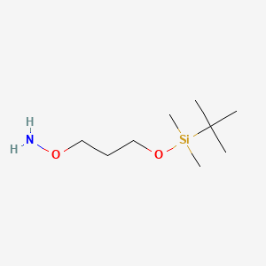 O-(3-((TERT-BUTYLDIMETHYLSILYL)OXY)PROPYL)HYDROXYLAMINE structure, CAS 114778-46-0
