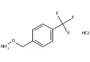 O-(4-(TRIFLUOROMETHYL)BENZYL)HYDROXYLAMINE HYDROCHLORIDE structure, CAS 321574-29-2