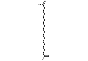 OCTADECANEDIOIC ACID structure, CAS 871-70-5
