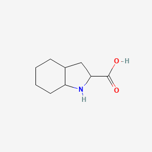 OCTAHYDRO-1H-INDOLE-2-CARBOXYLIC ACID structure, CAS 82717-40-6