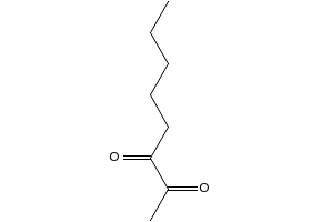 OCTANE-2,3-DIONE structure, CAS 585-25-1