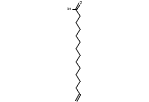 PENTADEC-14-ENOIC ACID structure, CAS 17351-34-7