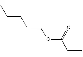 PENTYL ACRYLATE structure, CAS 2998-23-4