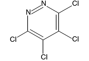 PERCHLOROPYRIDAZINE structure, CAS 20074-67-3