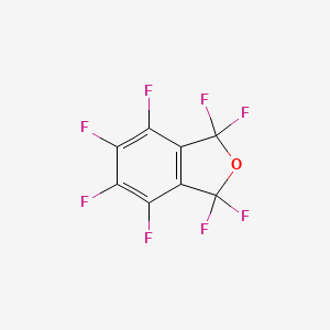 PERFLUOROISOBENZOFURAN structure, CAS 122180-11-4
