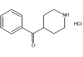 PHENYL(PIPERIDIN-4-YL)METHANONE HYDROCHLORIDE structure, CAS 25519-80-6